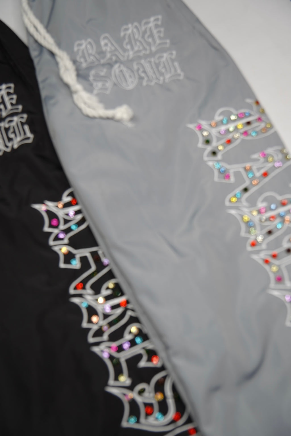 Grey jewel track pants